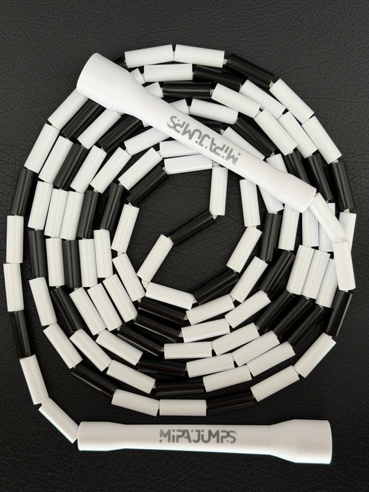 Siyah-Beyaz Mix Boncuklu İp