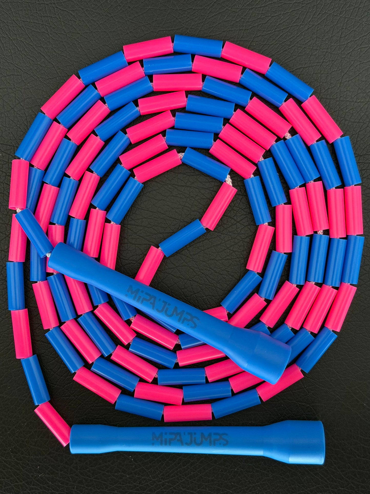 Pembe-Lacivert Mix Boncuklu İp